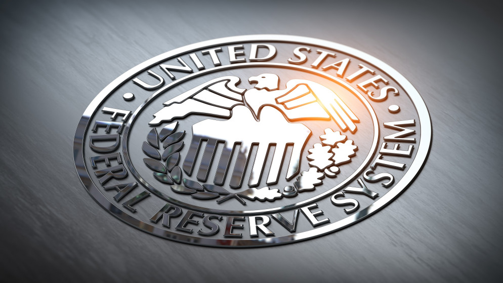 رمز وعلامة بنك الاحتياطي الفيدرالي الأميركي (FED) (istockphoto)