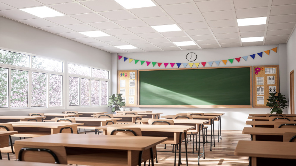 صورة توضيحية لصف مدرسي في المرحلة الأساسية. (istockphoto)
