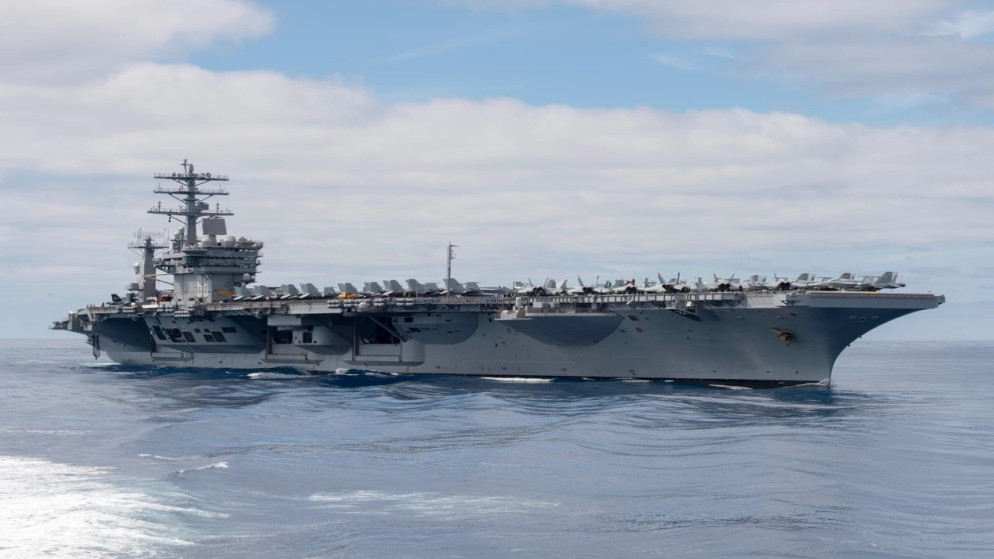 حاملة الطائرات الأميركية (USS Nimitz). (البحرية الأميركية)