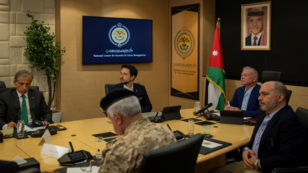 الملك يترأس اجتماعا في المركز الوطني للأمن وإدارة الأزمات.