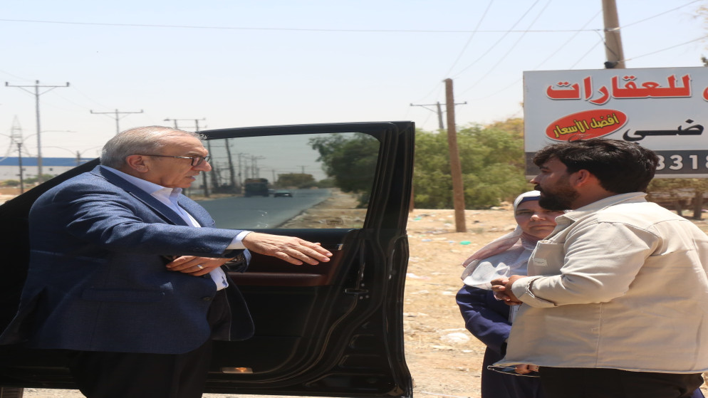 وزير الأشغال يتفقد عددا من مشاريع الطرق في العاصمة، وإربد، والبلقاء