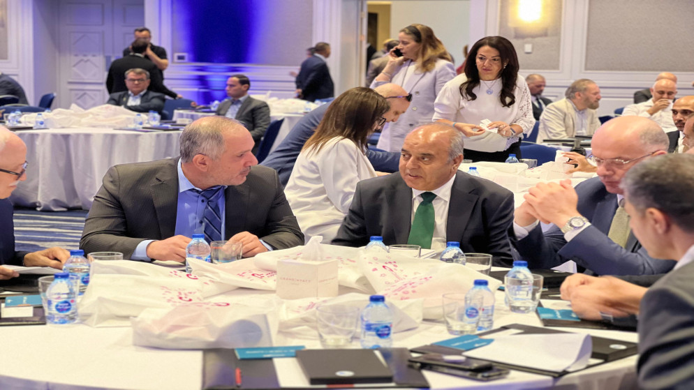 جمعية شركات تقنية المعلومات والاتصالات "إنتاج" خلال جلسة حوارية مع وزير التربية والتعليم العالي والبحث العلمي عزمي محافظة. (جمعية إنتاج)