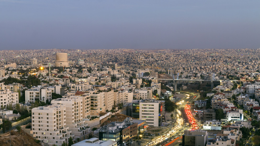 مشهد عام للعاصمة عمان. (istockphoto)