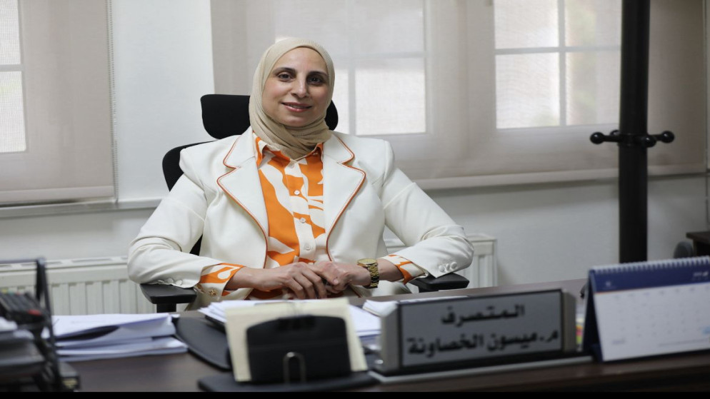 ميسون الخصاونة،متصرف لواء الوسطية في محافظة إربد. (وزارة الداخلية)