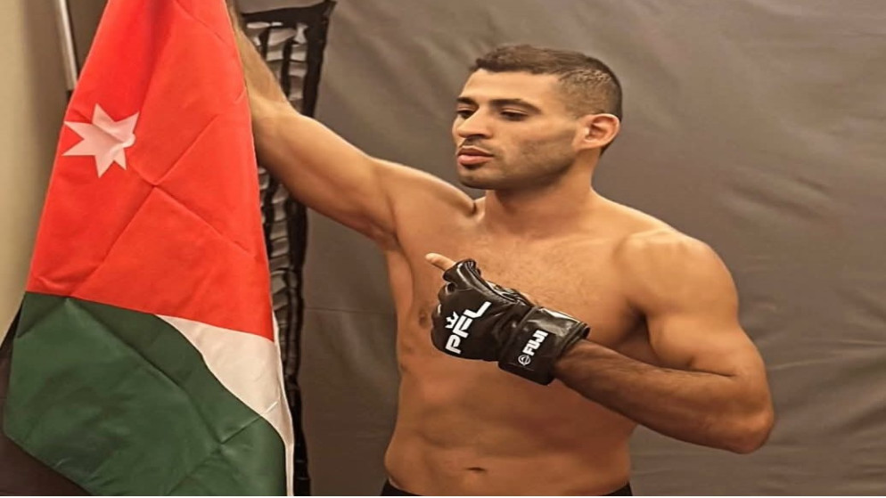 البطل الأردني نورس أبزاخ.