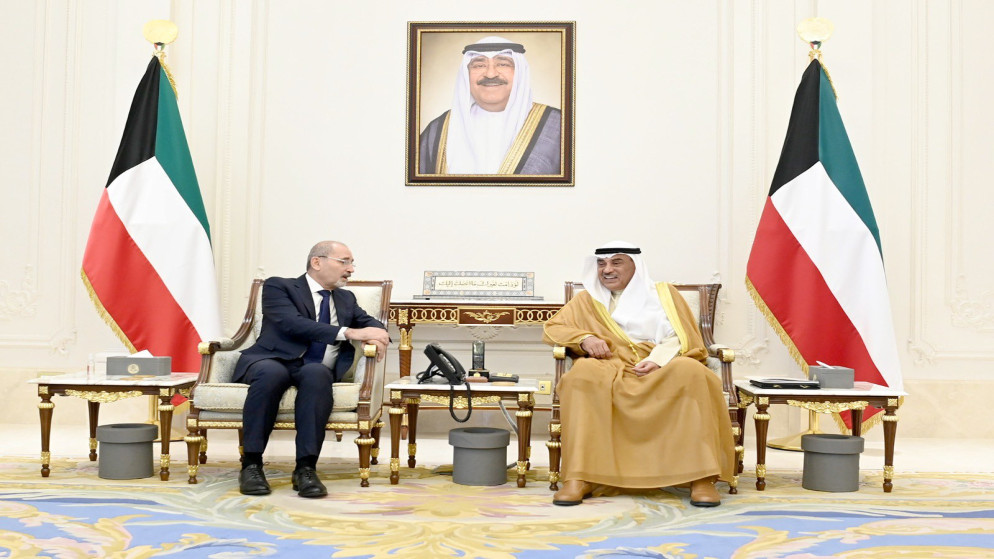  استقبل سمو الشيخ صباح خالد الحمد المبارك الصباح ولي عهد دولة الكويت الشقيقة، الأربعاء، نائب رئيس الوزراء وزير الخارجية وشؤون المغتربين أيمن الصفدي. (وزارة الخارجية)