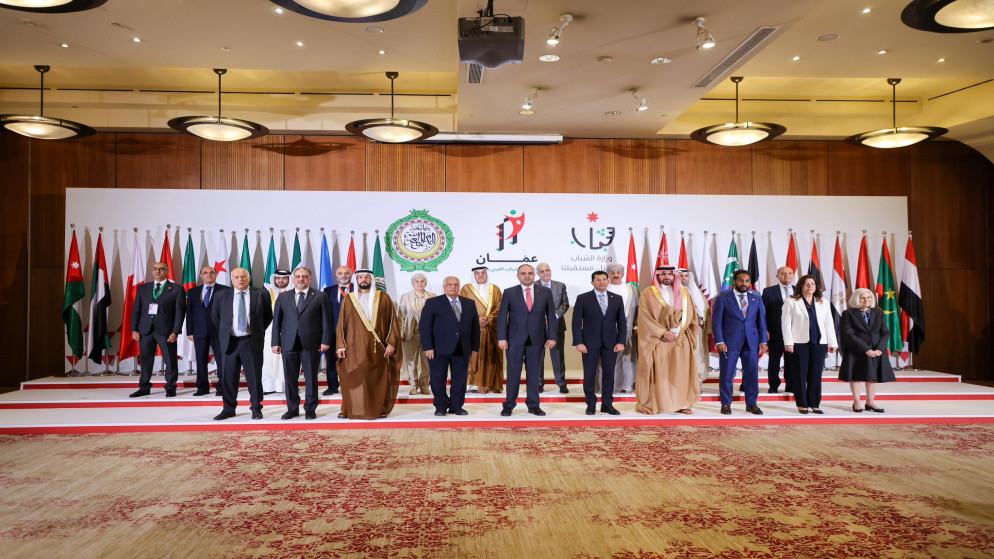 وزير الشباب يزن الشديفات يرعى حفل انطلاق فعاليات "عمّان عاصمة الشباب العربي 2025". (وزارة الشباب)