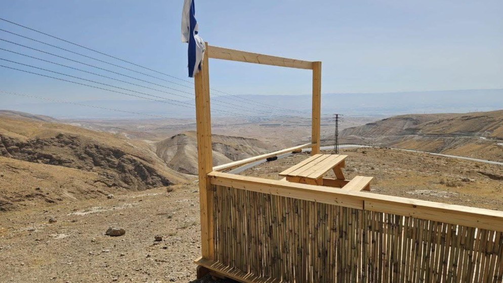 صورة أرشيفية لبؤرة استيطانية في أريحا. (وفا)