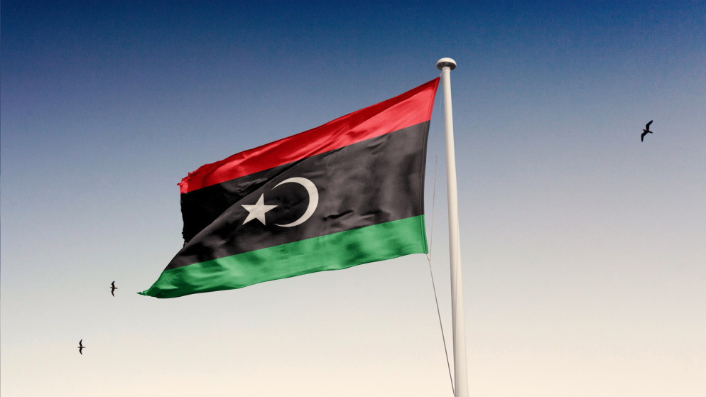 علم ليبيا.(istockphoto)