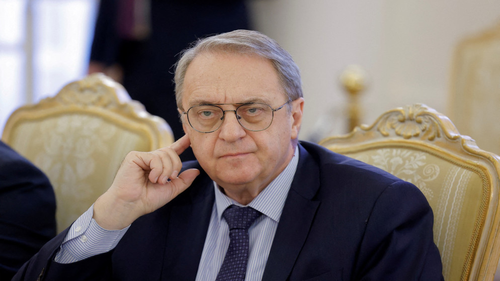 نائب وزير الخارجية الروسي ميخائيل بوغدانوف يحضر اجتماعًا لوزير الخارجية سيرجي لافروف مع وزير الخارجية السوداني علي يوسف الشريف في موسكو، روسيا، 12 فبراير 2025. (رويترز)