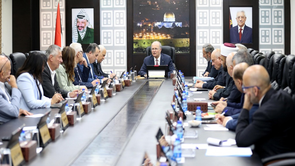 مجلس الوزراء الفلسطيني . (وفا)