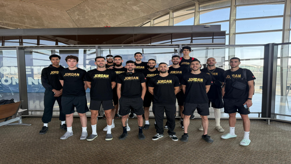 المنتخب الوطني لكرة السلة للرجال. (الاتحاد الأردني لكرة السلة)