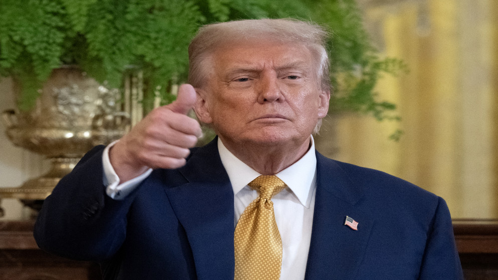 الرئيس الأميركي دونالد ترامب، 22 يوليو 2025. (أ ف ب)