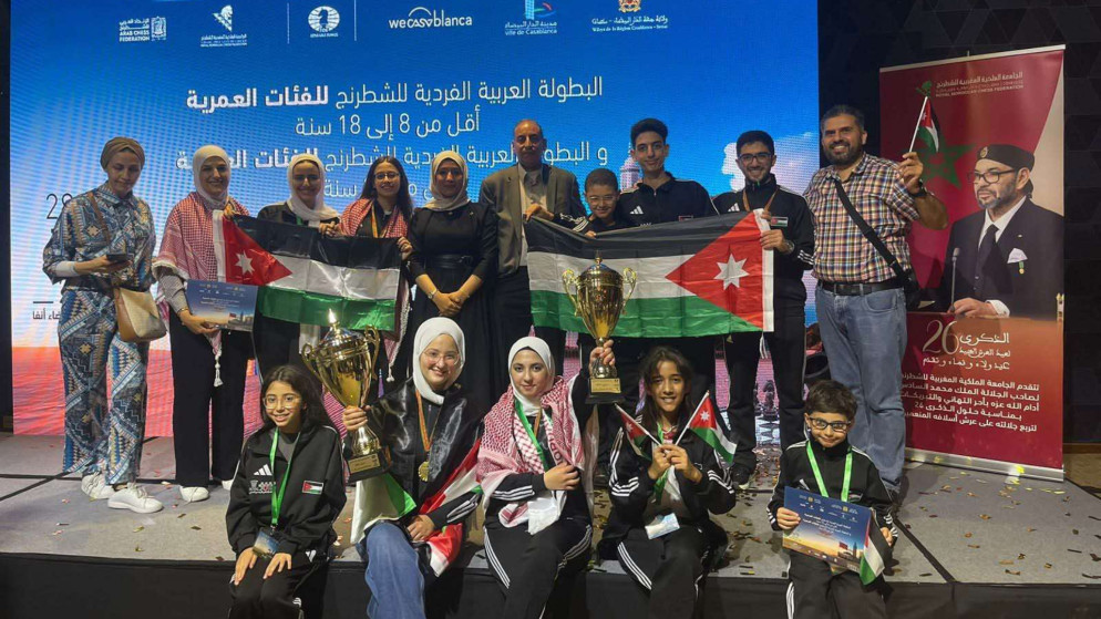 نتائج لافتة لمنتخب الشطرنج في البطولة العربية للفئات.