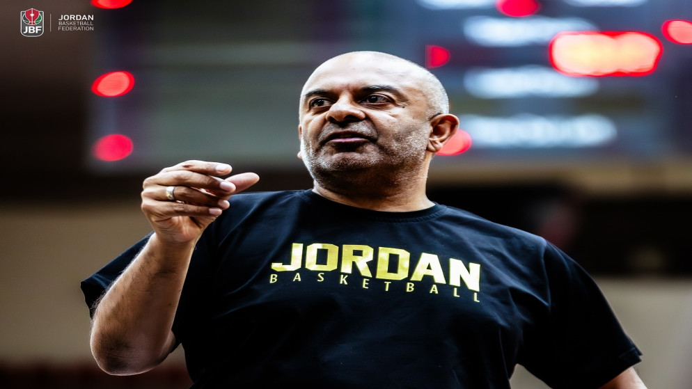الكندي روي رانا، مدرب المنتخب الأردني لكرة السلة. (الاتحاد الأردني لكرة السلة)