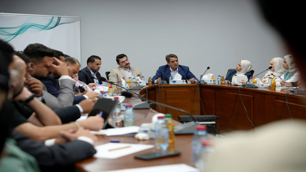 عضو مجلس مفوضي الهيئة المستقلة للانتخاب رائد العدوان. (الهيئة المستقلة)