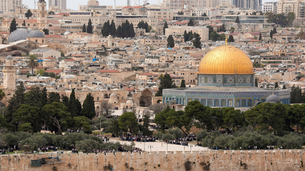 صورة أرشيفية للحرم القدسي الشريف. القدس، 28 مارس 2025. (رويترز)