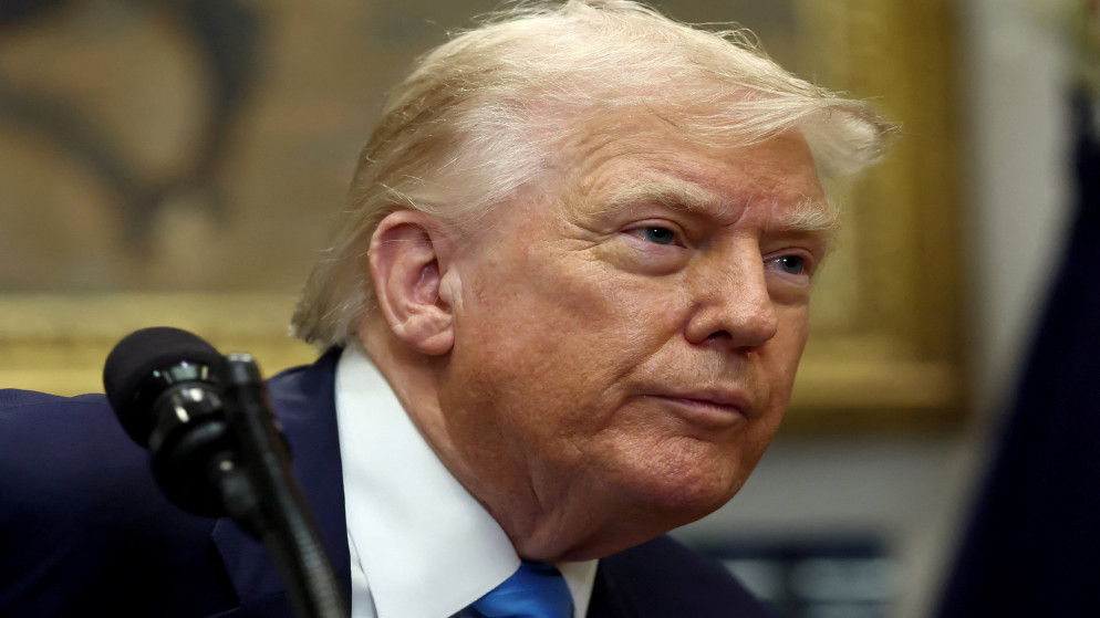 الرئيس الأميركي دونالد ترامب في البيت الأبيض بواشنطن العاصمة، الولايات المتحدة، 30 تموز 2025. (رويترز)