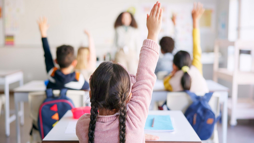 صورة توضيحية لصف تمهيدي خلال حصة دراسية. (istockphoto)