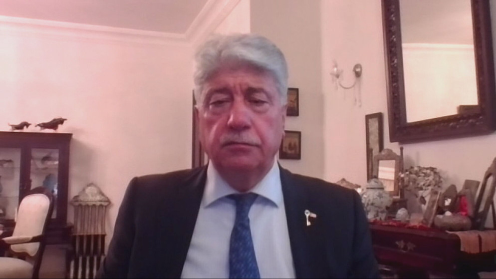 عضو اللجنة التنفيذية لمنظمة التحرير الفلسطينية أحمد مجدلاني. (المملكة)