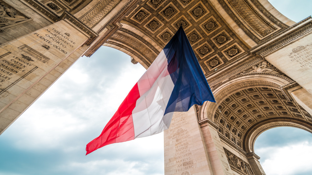 علم فرنسا. iStock