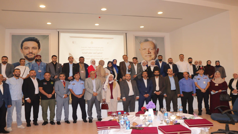 جانب من افتتاح الملتقى الأول لريادة الأعمال المهنية لإقليم الوسط. (مؤسسة التدريب المهني)