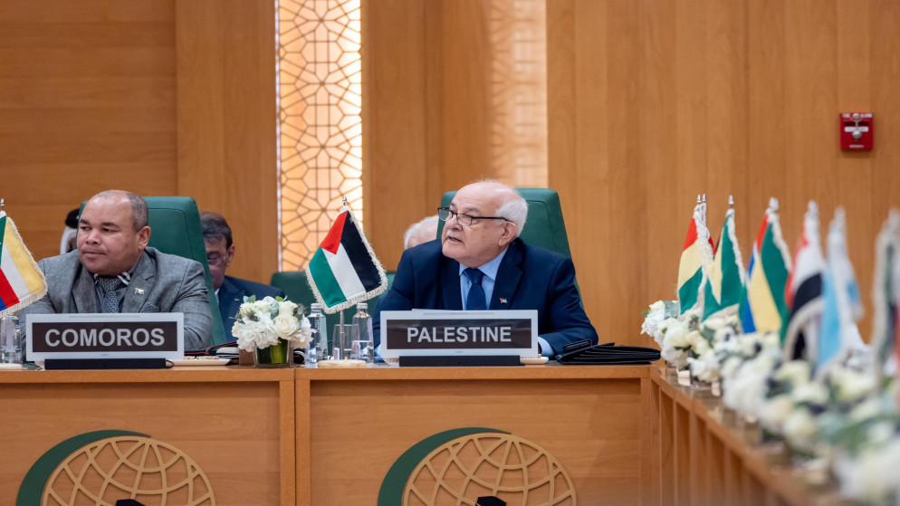 الاجتماع الطارئ لوزراء خارجية منظمة التعاون الإسلامي في جدة لبحث حرب الإبادة الإسرائيلية على غزة. (وفا)