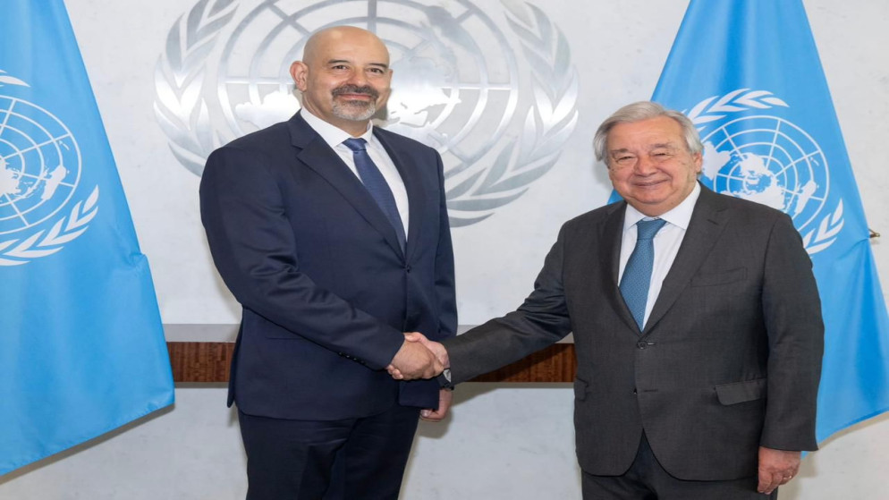 السفير وليد عبيدات يقدم أوراق اعتماده مندوبًا دائمًا للأردن لدى الأمم المتحدة