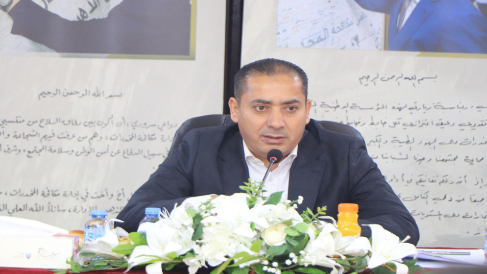 مدير إدارة مكافحة المخدرات العميد حسان القضاة. (مديرية الأمن العام)