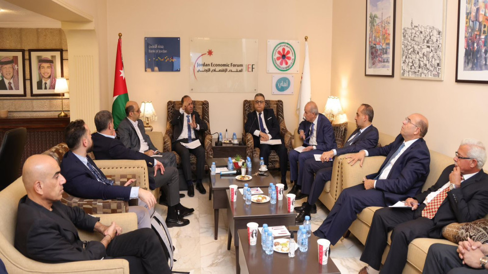 جلسة حوارية بعنوان "جداول المدخلات والمخرجات وأهميتها في تحليل الروابط القطاعية داخل الاقتصاد الأردني"