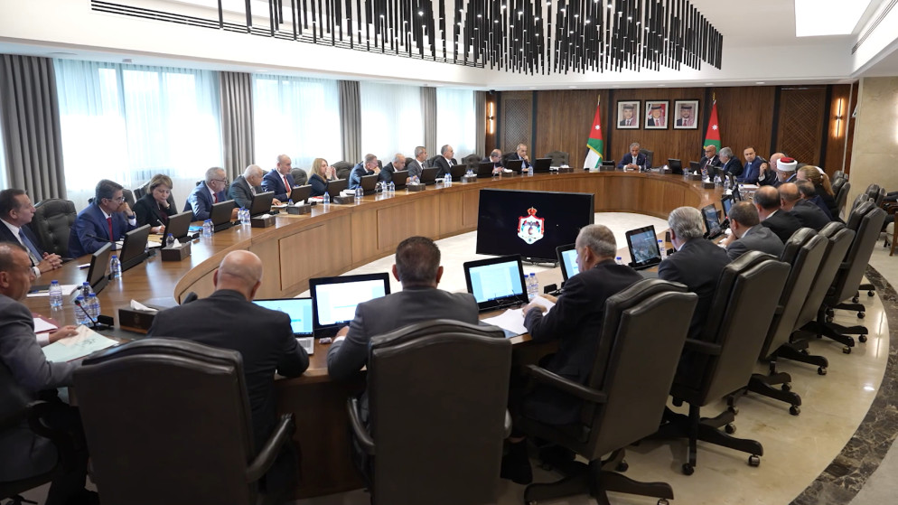 جلسة مجلس الوزراء 31/8/2025. (رئاسة الوزراء)
