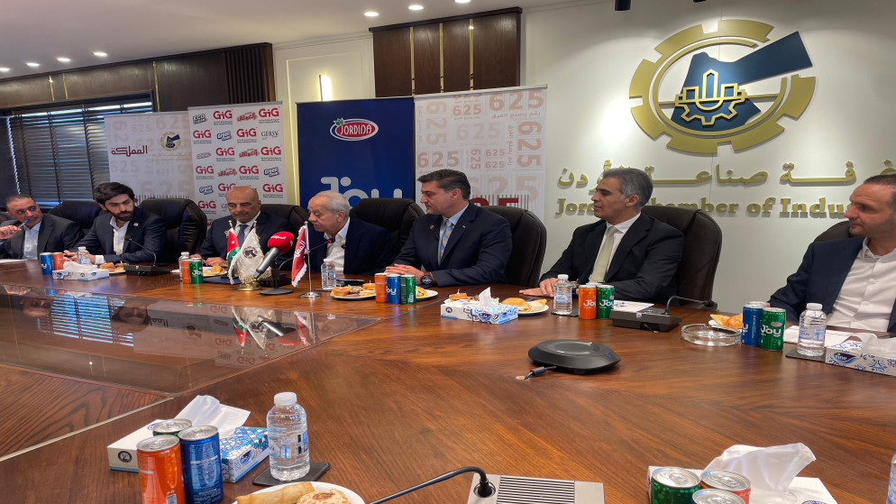 جانب من توقيع مذكرة تفاهم بين قناة المملكة وغرفة صناعة الأردن الثلاثاء 2 أيلول 2025