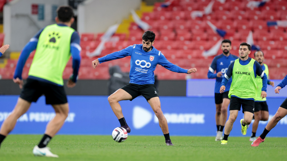 منتخب النشامى ينهي تحضيراته لمواجهة روسيا وديا.