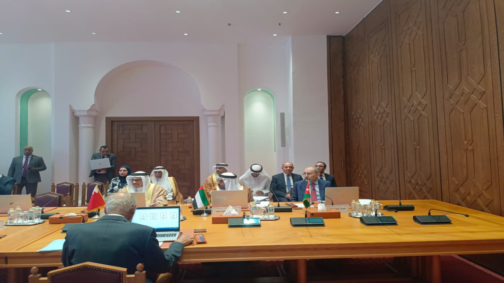 وزير الخارجية وشؤون المغتربين أيمن الصفدي يشارك في اجتماع اللجنة الوزارية العربية لمواجهة السياسات الإسرائيلية في القدس. (وزارة الخارجية)