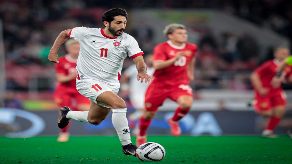 جانب من المباراة. (الاتحاد الأردني لكرة القدم)