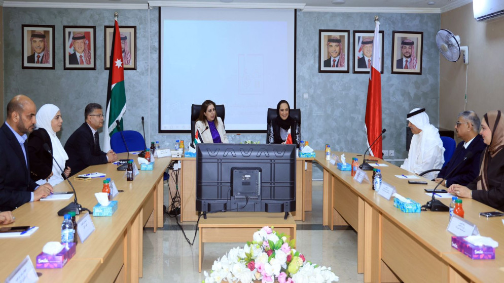العطيات تستقبل وزيرة الإسكان والتخطيط العمراني البحرينية في عمّان.