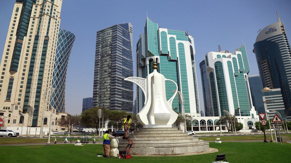 العاصمة القطرية الدوحة، 10 أيلول 2025. (أ ف ب)