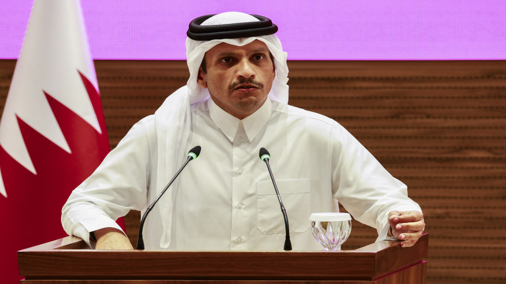 رئيس الوزراء القطري الشيخ محمد بن عبد الرحمن آل ثاني. (أ ف ب)