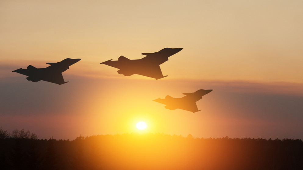 صورة تعبيرية لطائرات حربية. (istockphoto)