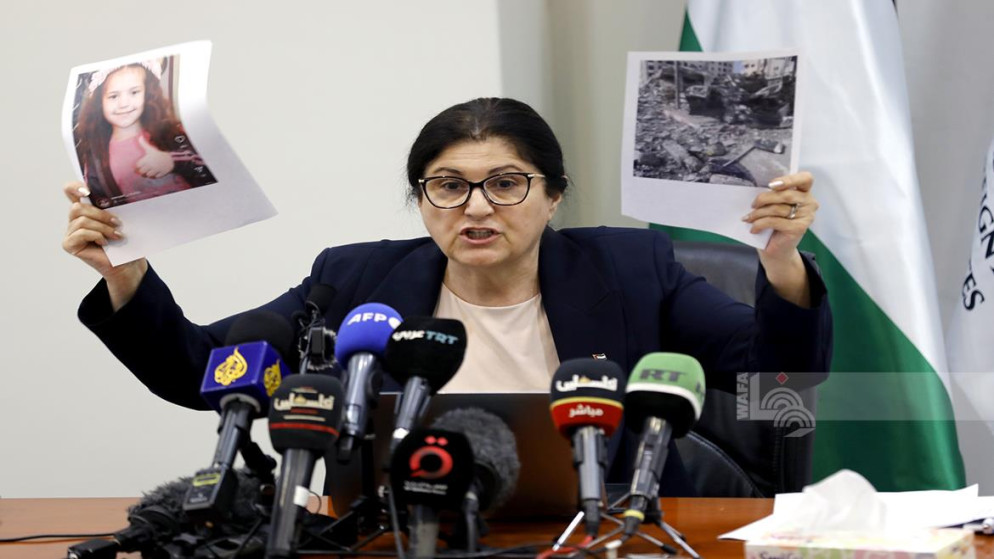 وزيرة الخارجية والمغتربين الفلسطينية فارسين شاهين.21/9/2025.(وفا)