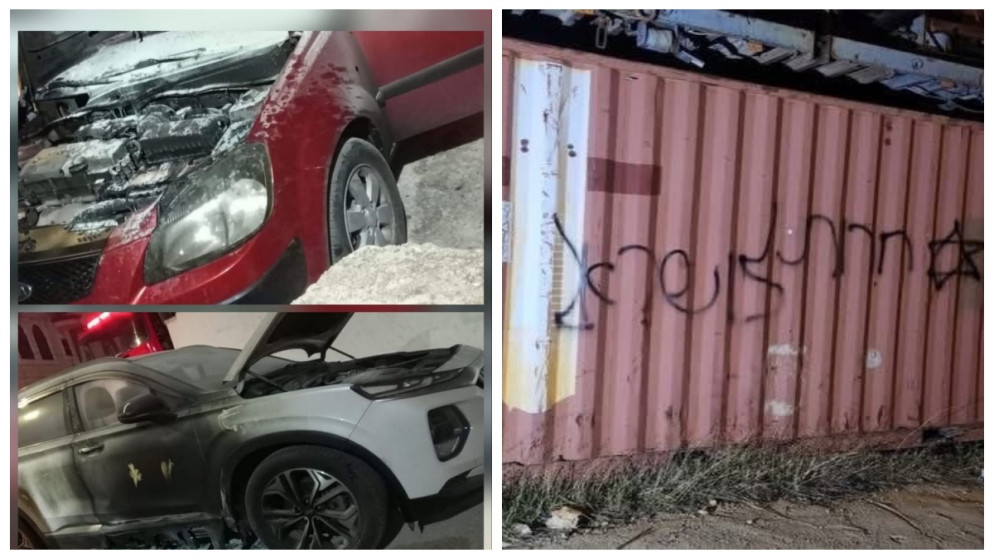 الضفة الغربية.. مستوطنون يحرقون مركبتين شمالي رام الله 