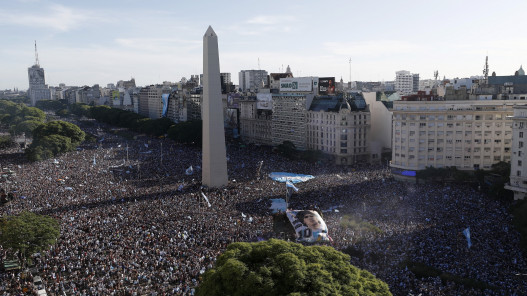  منتخب الأرجنتين سيحتفل بكأس العالم في ساحة أوبيليسكو في بوينس أيرس 