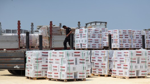  وزارة الخارجية: قافلتا المساعدات الأردنية المتجهة لغزة استمرتا بمهمتهما رغم الاعتداء الإسرائيلي 