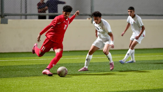  المنتخب الوطني للناشئين يفوز على نظيره الفلسطيني ببطولة غرب آسيا 