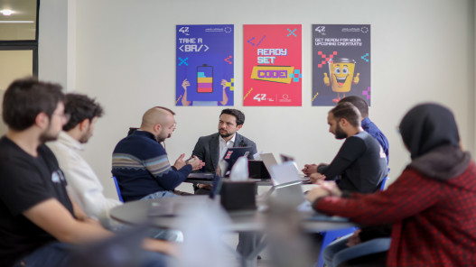 ولي العهد يفتتح مركز "42 إربد" المتخصص في علوم الحاسوب والبرمجة