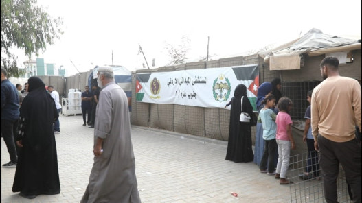 المستشفى الميداني الأردني جنوب غزة/8 يستقبل 6 آلاف حالة مرضية خلال أسبوع