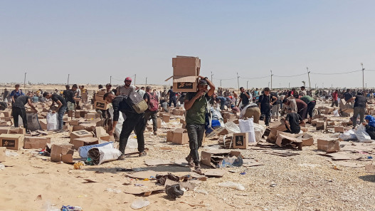  الرفض الإسرائيلي لإدخال المساعدات لغزة بحريّة يعوق محادثات الهدنة 