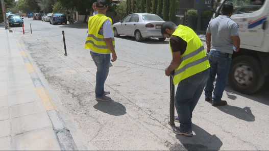  أمانة عمّان: رفع 878 حاجزا إسمنتيا و5100 عائق من الشوارع 