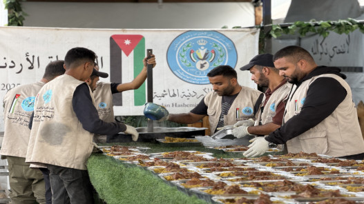 62 ألف مستفيد من المشاريع الإغاثية الأردنية في غزة منذ بداية 2026