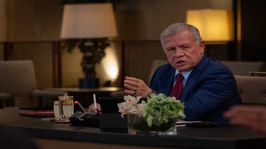 الملك يدين  الاعتداء على أراضي الأردن وأية اعتداءات على الدول العربية